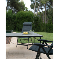 Crespo Table AP/274 in Black (150 x 90cm)