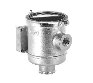 VETUS Metal filter for installation below the waterline.