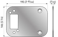 Balder BL3 1512 X - 1500W Windlass for 12V Systems with 08 mm gypsy freefall