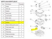 Seaflo Waste Tank Gasket for SFPT-10-01