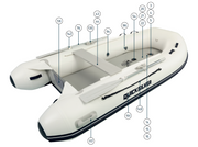 Spares for Quicksilver AIRDECK 250/300/320 Inflatable Boat