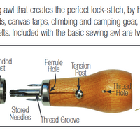 Stitcher Needle, #8 Curved