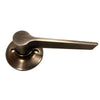 Pewter Door Handle Set - Tapered Bar Without Lock
