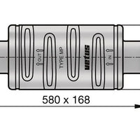 VETUS plastic muffler type MP100 (DEMPMP100)