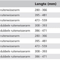 VETUS Black parallel arm set, (DINPDX)