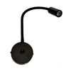 Dimatec Black Flexi Spotlight with USB Port (12V / Warm White / IP20)