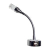 Dimatec Silver Flexi Spotlight with USB Port (12V / Warm White / IP20)
