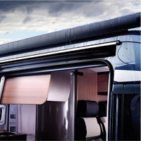 Dometic RT100 Illuminated Rain Gutter Jet Black RHD
