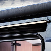 Dometic RT100 Illuminated Rain Gutter Jet Black RHD