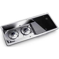 Dometic NRX50 Fridge, 9722 Hob/Sink Unit & Tap Bundle (Sink on Right)