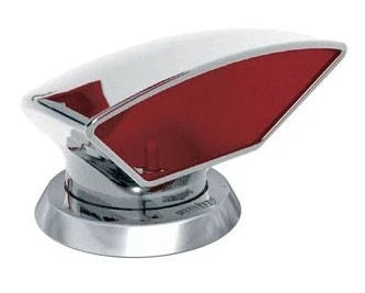VETUS cowl ventilator DONALD, 75 mm, SS 316, red interior