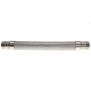 AG Stainless Steel Exhaust Bellows (1-1/2" BSP Male Ports / 20" Long)
