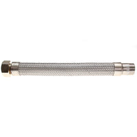 AG Stainless Steel Exhaust Bellows (1-1/2" BSP Male-Female / 20" Long)