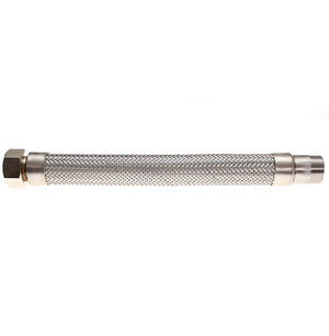 AG Stainless Steel Exhaust Bellows (1-1/2" BSP Male-Female / 20" Long)