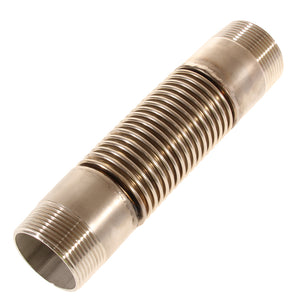 AG Stainless Steel Exhaust Bellows (1-1/2" BSP Male Ports / 8" Long)