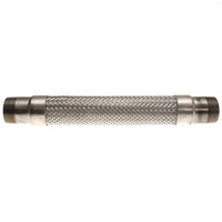 AG Stainless Steel Exhaust Bellows (2" BSP Male Ports / 18" Long)
