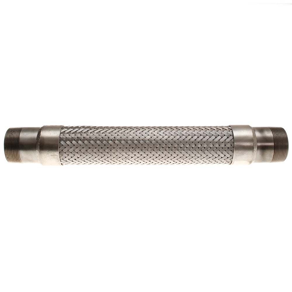 AG Stainless Steel Exhaust Bellows (2" BSP Male Ports / 18" Long)