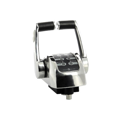 VETUS Control lever, stainless steel, for 2 engines, with trim control