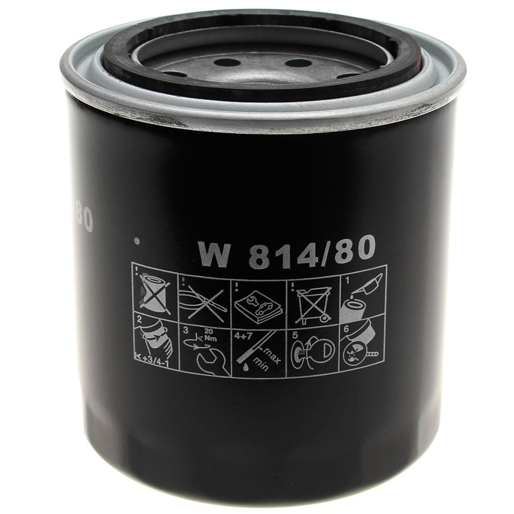Mann W814/80 Spin-On Oil Filter for Beta, Kubota, Nanni and Yanmar