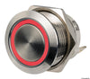 FLAT S.S. switch ON-OFF 12/24V red LED