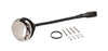 VETUS Quick-Connect - Shore power wall inlet 16A, polished IP56, flush-mounted, stainless steel AISI 316