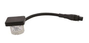 VETUS Quick-Connect - Schuko wall socket 16A, black, flush-mounted