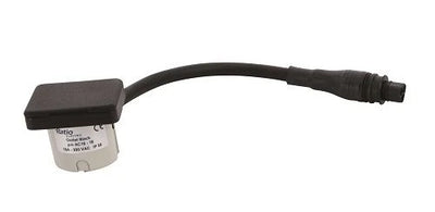 VETUS Quick-Connect - Schuko wall socket 16A, black, flush-mounted