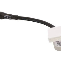 VETUS Quick-Connect - Schuko wall socket 16A, white, flush-mounted