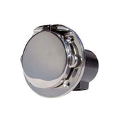 VETUS Shore power wall inlet 16A, polished IP56, flush-mounted, stainless steel AISI 316