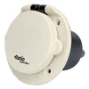 VETUS Shore power wall inlet 16A, white IP56, flush-mounted, polyamide