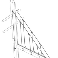 Lazy Jack Kit - for Boats from 32' To 38' - FULL KIT including Fastenings