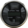 Faria Digital Hourmeter Gauge in Chesapeake SS Black Style (12V / 24V)