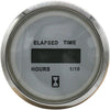 Faria Digital Hourmeter Gauge in Chesapeake SS White Style (12V / 24V)
