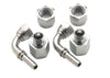 VETUS Connection set for double fuel filter, 10mm-diameter hose, angled