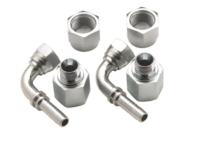 VETUS Connection set for double fuel filter, 10mm-diameter hose, angled