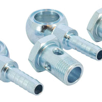 VETUS Connection set for single fuel filter, 8mm-diameter hose, angled