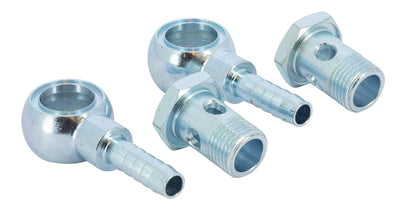 VETUS Connection set for single fuel filter, 8mm-diameter hose, angled