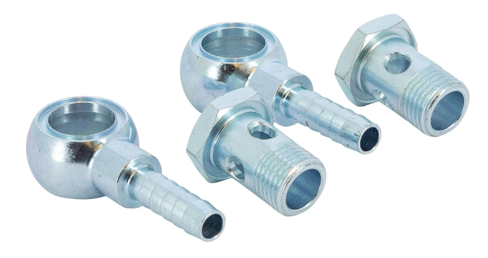 VETUS Connection set for single fuel filter, 8mm-diameter hose, angled
