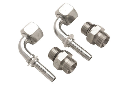 VETUS Connection set for single fuel filter, 13mm-diameter hose, angled