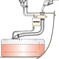 VETUS fuel splash-stop, 51mm filler cap/hose, 25mm breather (FS5125)