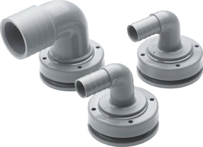 VETUS Hose connection, 13mm diameter, right-angled for flexible tanks