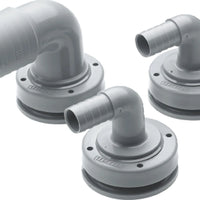 VETUS Hose connection, 25mm, right-angled for flexible tanks