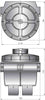 VETUS cooling water strainer type 470, for 25.4mm hose connections (FTR470/25)