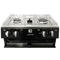 Voyager 4500 2 Burner Hob Oven No Ignition Black
