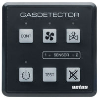VETUS gas & carbon monoxide detector 12/24 Volt, incl. sensor