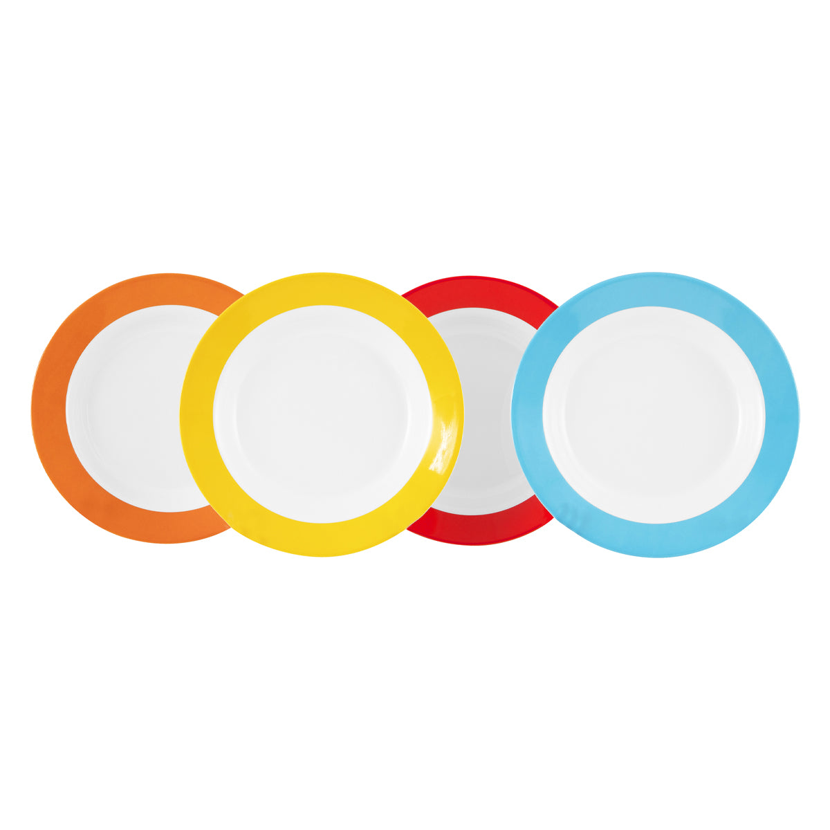 Gimex Colour Line Dinner Plate Rainbow (4 Pieces)