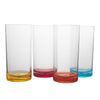 Gimex Colour Line Long Drink Rainbow (480ml/ 4 Pieces)