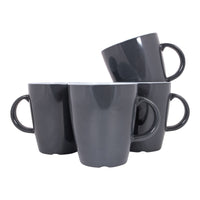 Gimex Vivid Line Mug Grey (380ml / 4 Pieces)