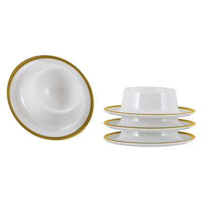 Gimex Linea Line Egg Cup Gold 4 Pieces