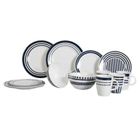 Gimex Marine Line Tableware Blue Betta (16 Pieces)